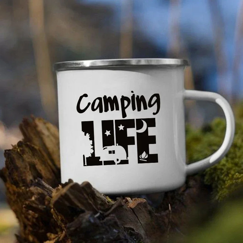 Outdoor Adventure Day - Happy Campers Campfire Cup Coffee Mugs