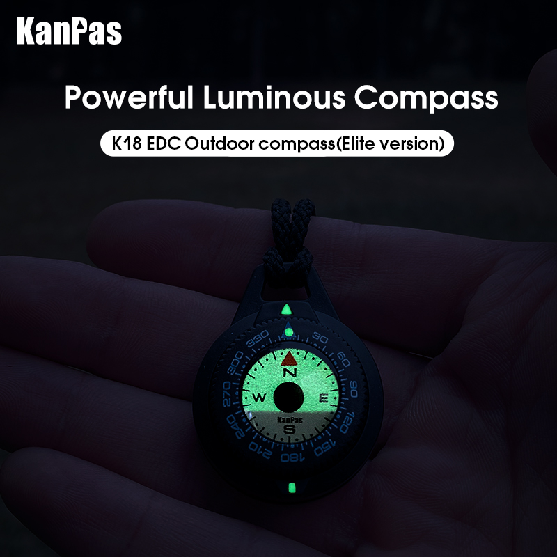 Kanpas EDC Outdoor Compass wit - Outdoor Adventure Guide ulasan dan harga
