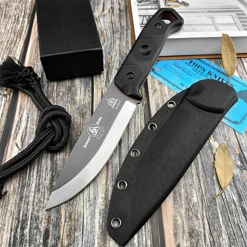 Portable D2 Steel Fixed Blade  - Survival Knife Full Tang ulasan dan harga
