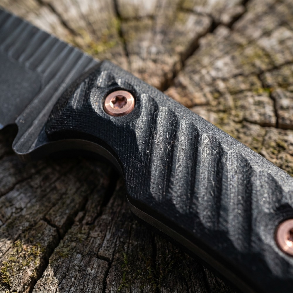 Full Tang Bushcraft Knife D2 B - Survival Knife Full Tang ulasan dan harga