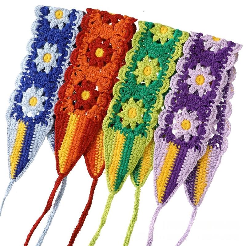 Soft Floral Knitted Turban Hea - Outdoor Adventure Day ulasan dan harga