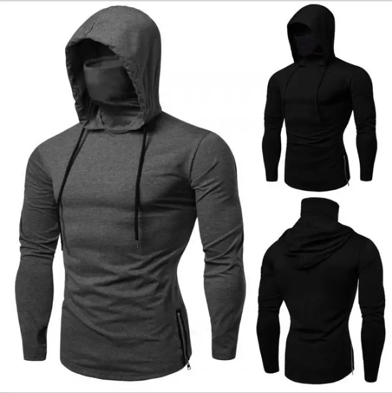 2026 Men Solid Color Hoodies A - Outdoor Adventure Clothing ulasan dan harga