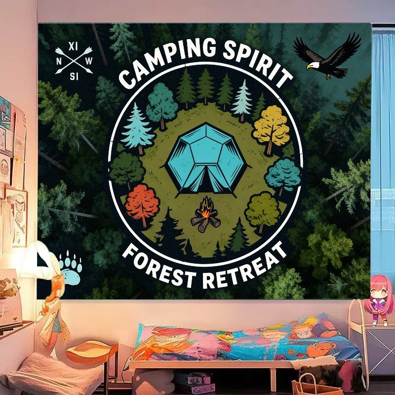 VIKAMA Camping Spirit Tapestry - Outdoor Adventure Retreats ulasan dan harga