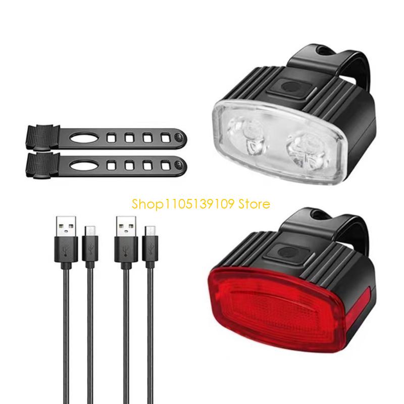 LED Bike Front and Rear Lights - Outdoor Adventure Day ulasan dan harga