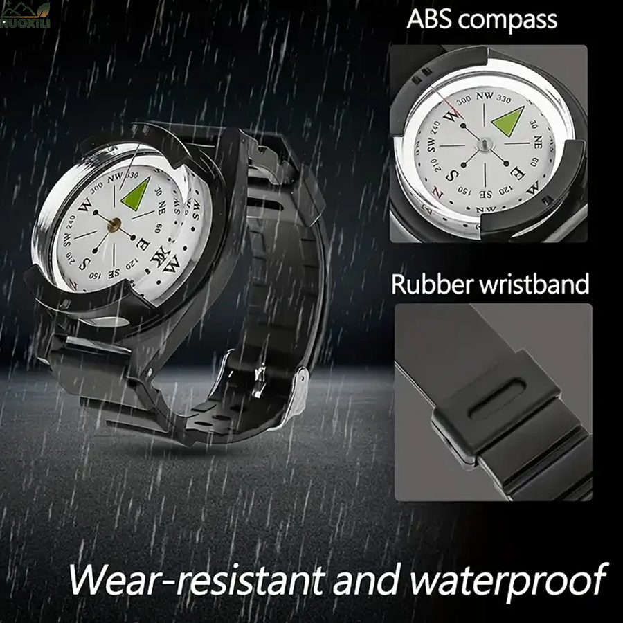 Waterproof Pocket Compass with - Outdoor Adventure Guide ulasan dan harga