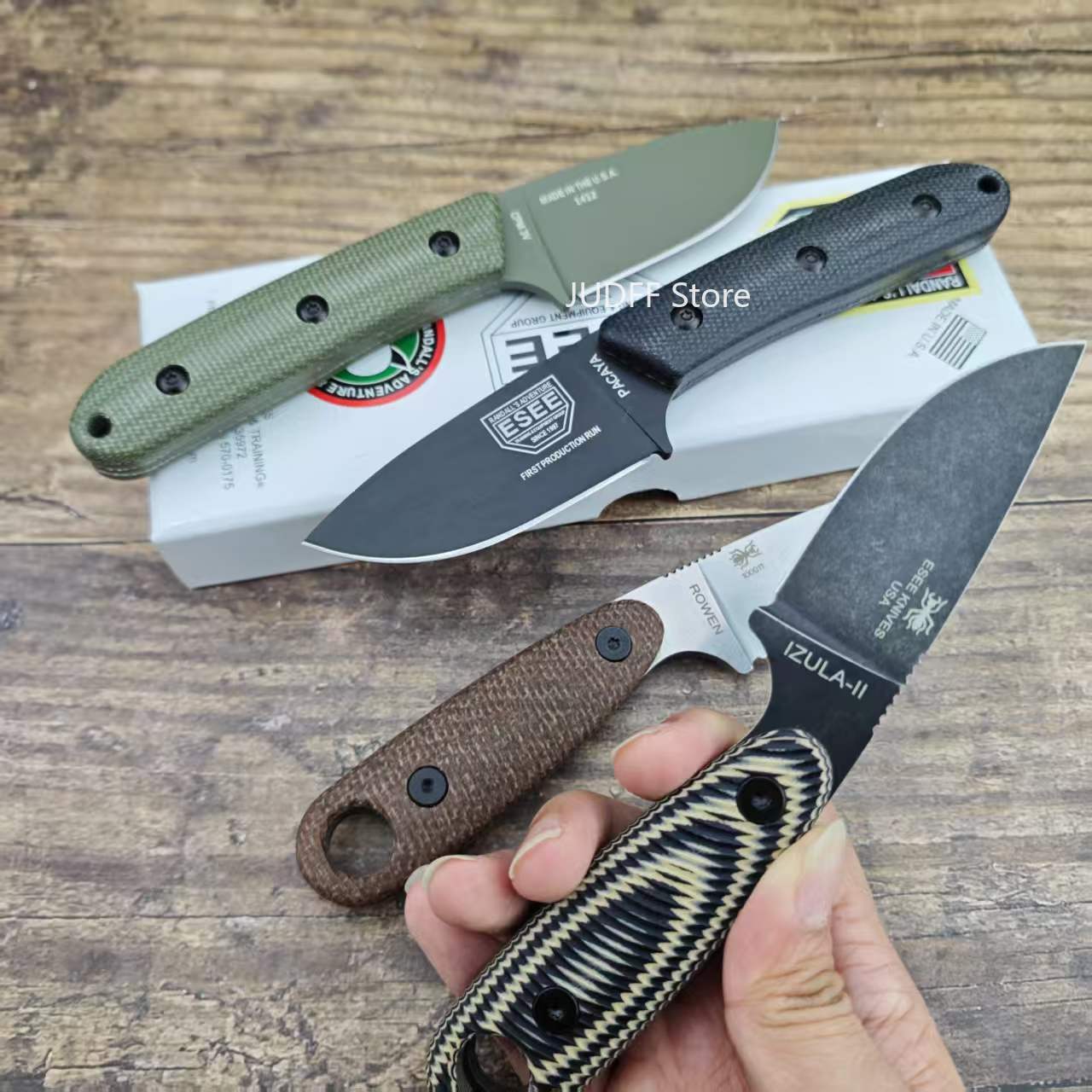 ESEE IZULA/ PACAYA Outdoor Fix - Survival Knife Full Tang ulasan dan harga