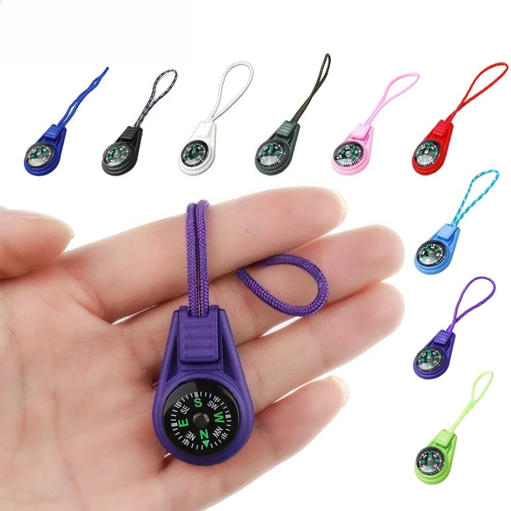 10Pcs Colorful Survival Keycha - Outdoor Adventure Guide ulasan dan harga