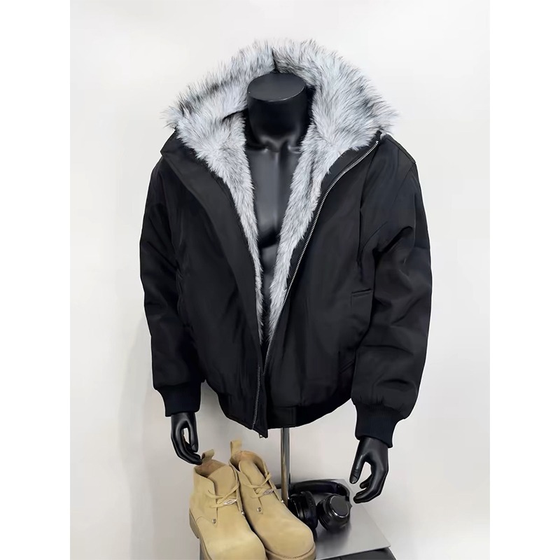 Fur Collar Man Jackets Nationa - Outdoor Adventure World ulasan dan harga