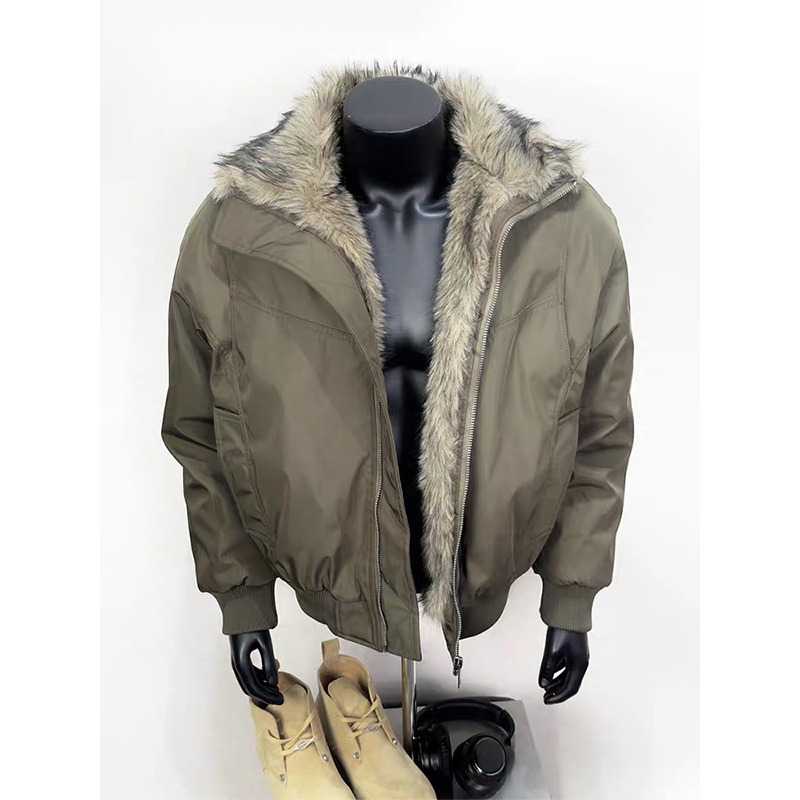 Fur Collar Man Jackets Nationa - Outdoor Adventure World ulasan dan harga