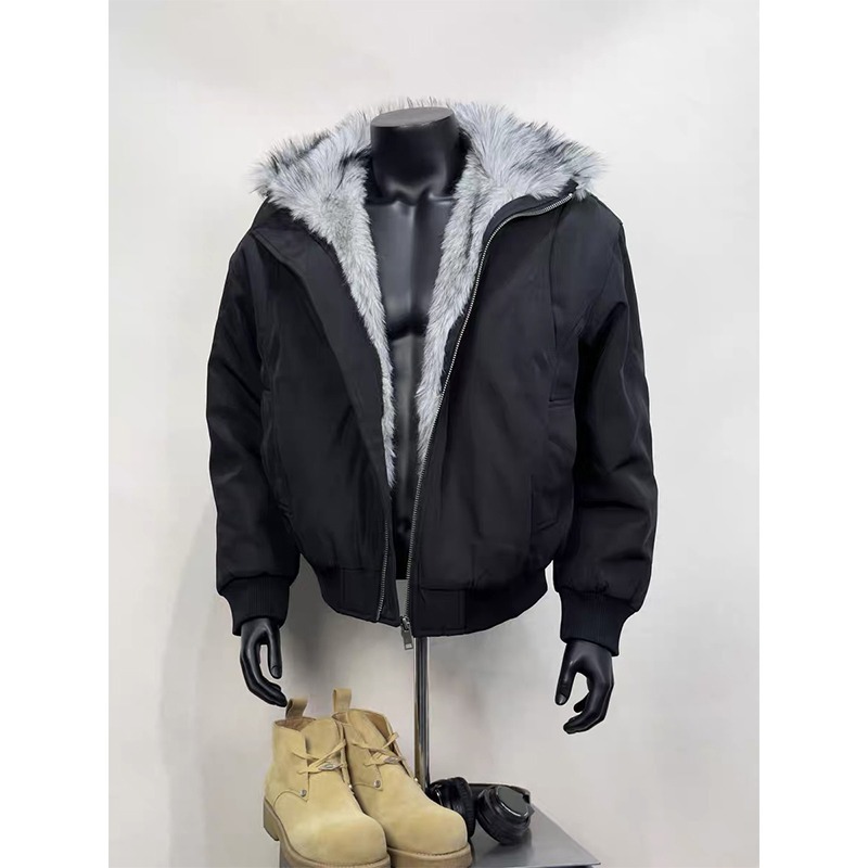 Fur Collar Man Jackets Nationa - Outdoor Adventure World ulasan dan harga