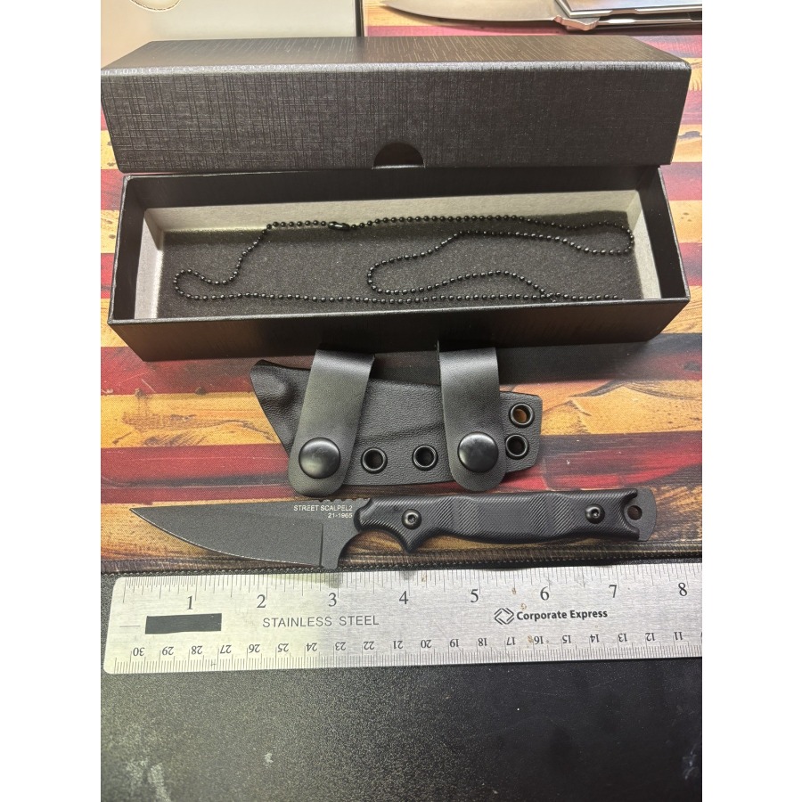 TOPS Street Scalpel 2 Knife Ca - Survival Knife Full Tang ulasan dan harga