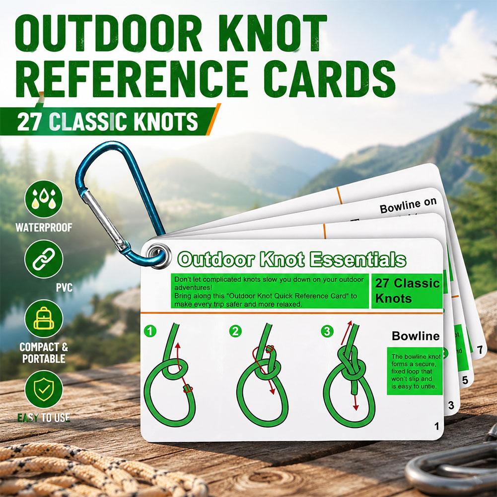 Outdoor Knots Pocket Guide Wat - Outdoor Adventure Guide ulasan dan harga