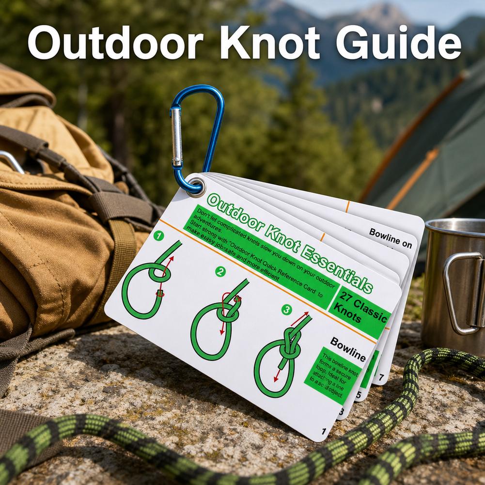 Outdoor Knots Pocket Guide Wat - Outdoor Adventure Guide ulasan dan harga