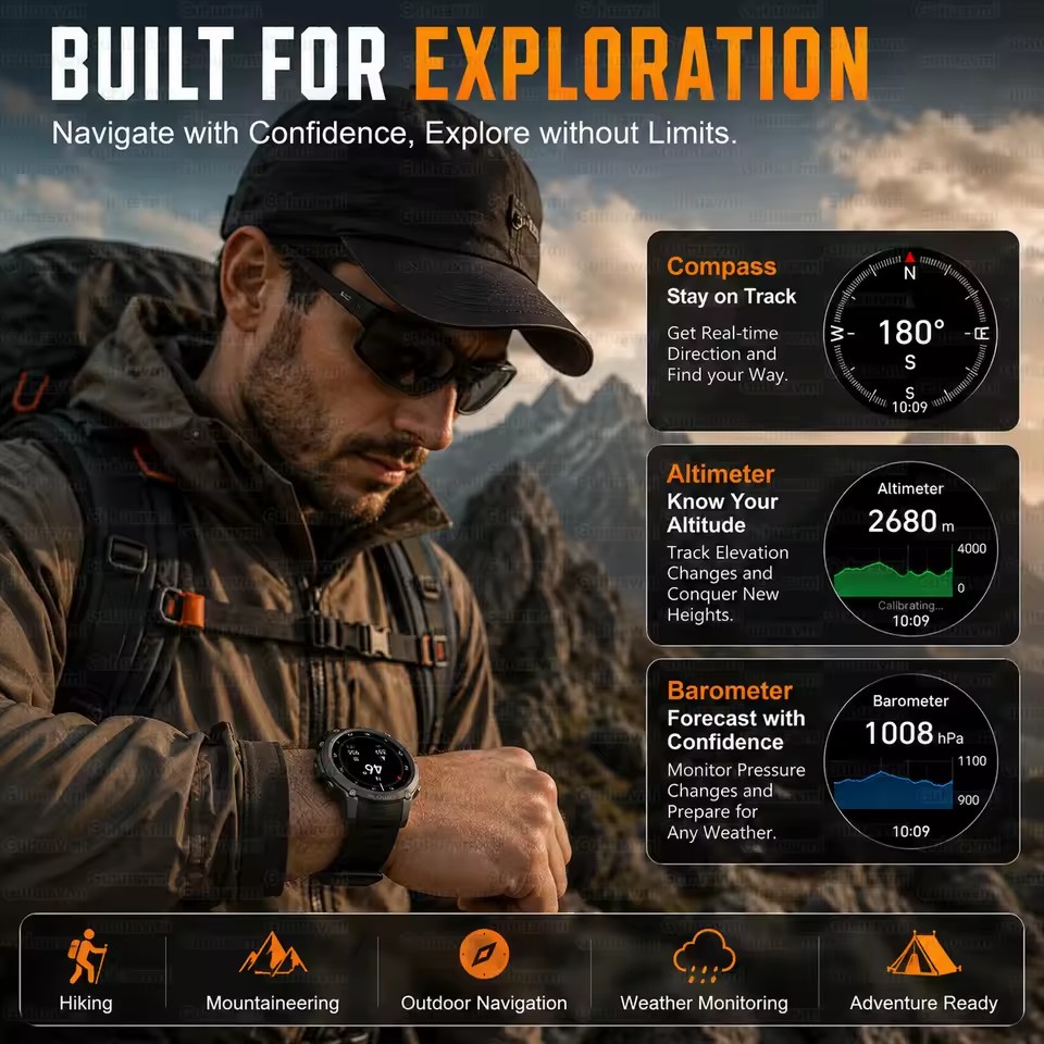 New Built-in GPS Outdoor Adven - Outdoor Adventure World ulasan dan harga